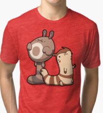 Furry Ferrets Tri-blend T-Shirt