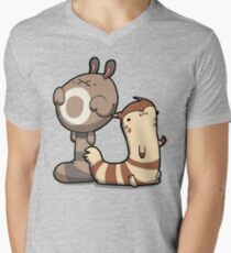 Furry Ferrets Men's V-Neck T-Shirt