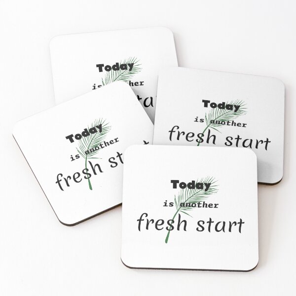 Item preview, Today Is Another Fresh Start leaf nature vibe designed and sold by KLINESTORE.