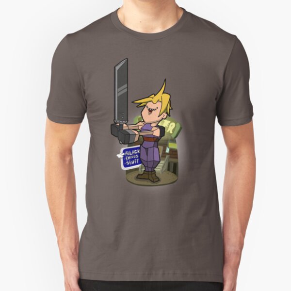 Low poly hero Slim Fit T-Shirt
