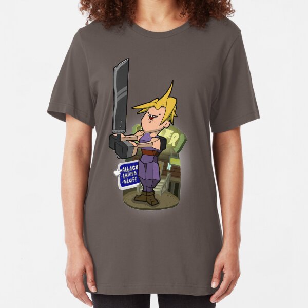 Low poly hero Slim Fit T-Shirt