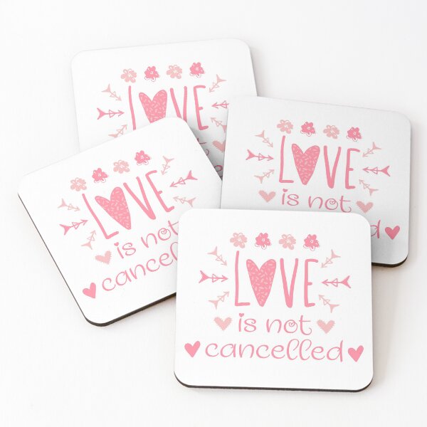 Item preview, Love is not cancelled Valentines Day Fun Matching designed and sold by pipsmerch.