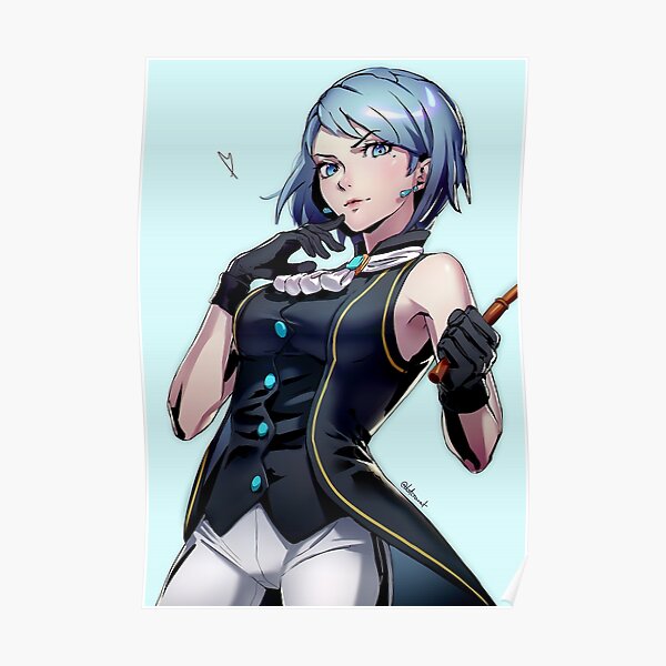 Franziska Von Karma Poster By Dat Cravat Redbubble