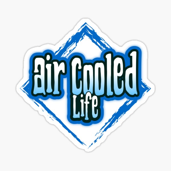 "Air Cooled life" Sticker for Sale by carlhpayne Redbubble