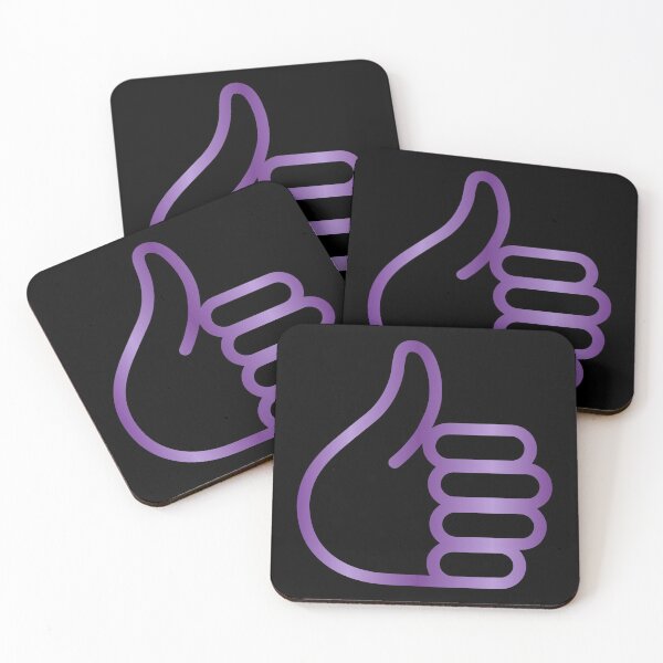 Item preview, Thumbs Up Design purple designed and sold by Paula Helit.