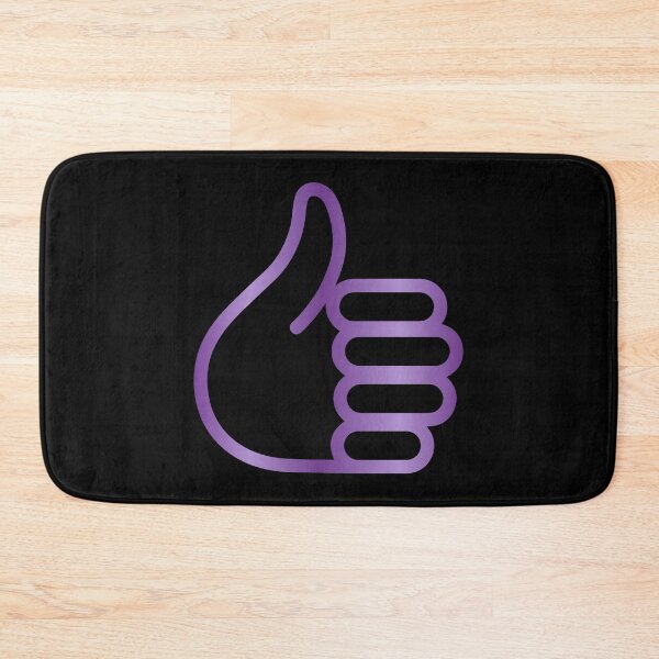 Item preview, Thumbs Up Design purple designed and sold by Paula Helit.