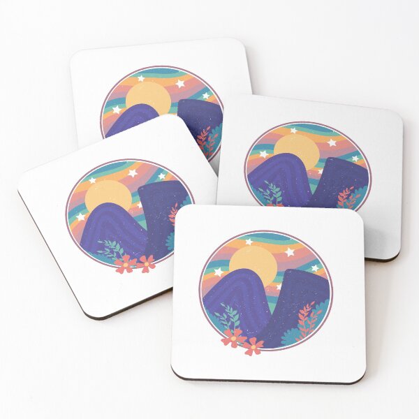 Item preview, Sunset Mountains designed and sold by MoreLifeDesigns.