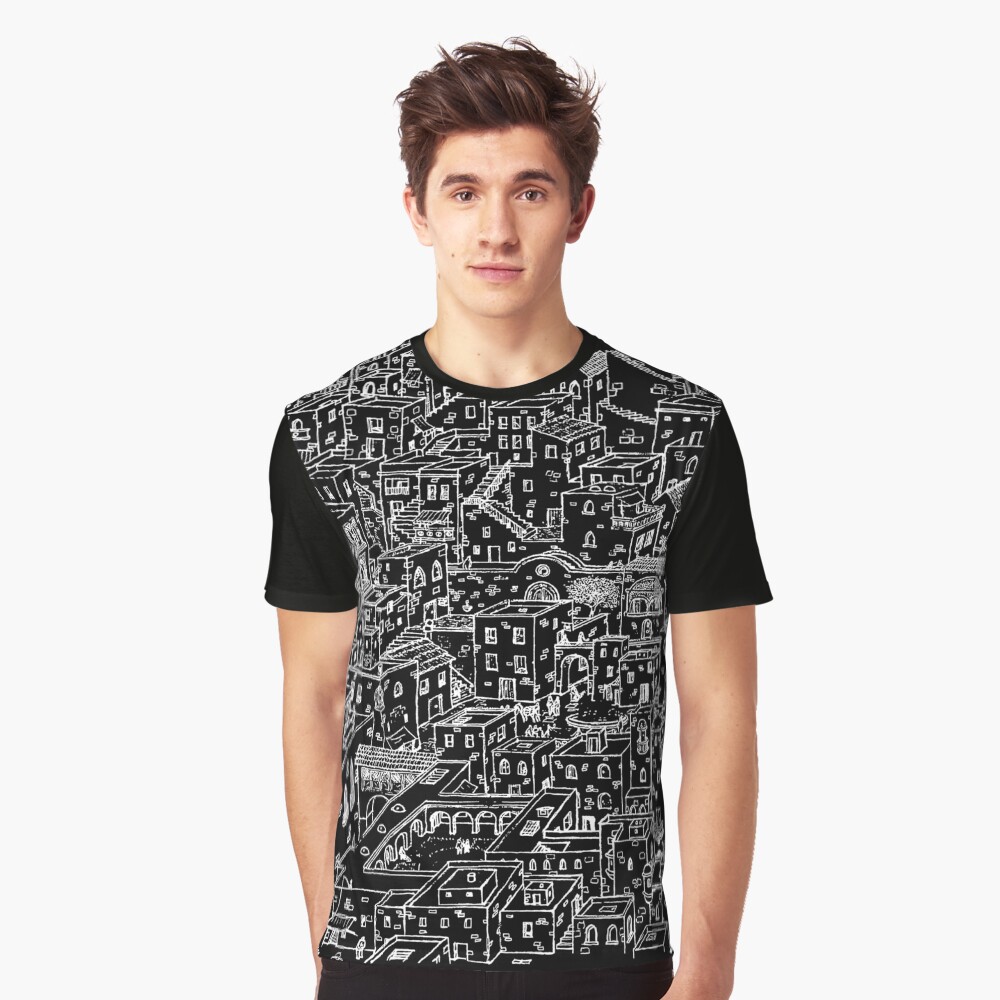 Vista previa del artículo con la obra «Camiseta gráfica», diseñado y vendido por Sintes.