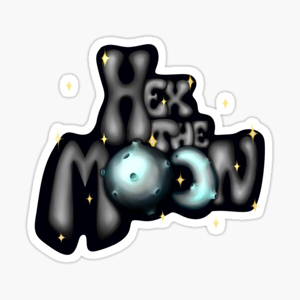Hex the moon Sticker