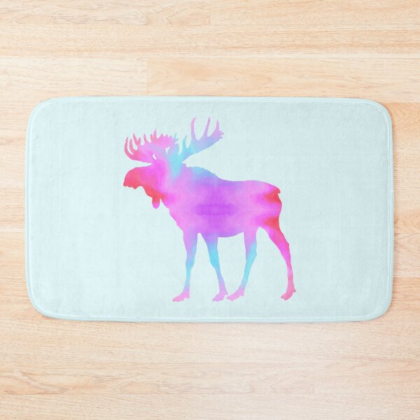 Item preview, Pink Blue Purple Galaxy Moose designed and sold by FaithAndForest.