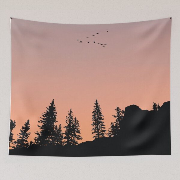 Item preview, Calm Sunset Evening Trees designed and sold by kickingdesigns.