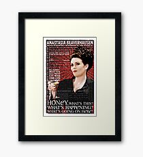 Lámina enmarcada Karen Walker. Will y Grace. Campy. Gay. Arrastrar