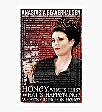 Karen Walker. Will & Grace. Campy. Gay. Drag Photographic Print