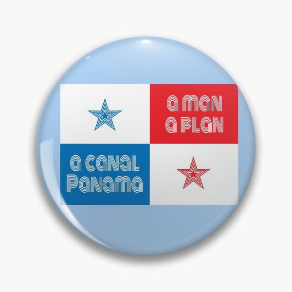 Item preview, A Man a Plan a Canal Panama Flag designed and sold by mralphcreative.