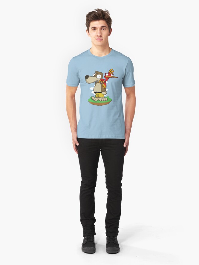Alternate view of Banjer & Kazooper! Slim Fit T-Shirt