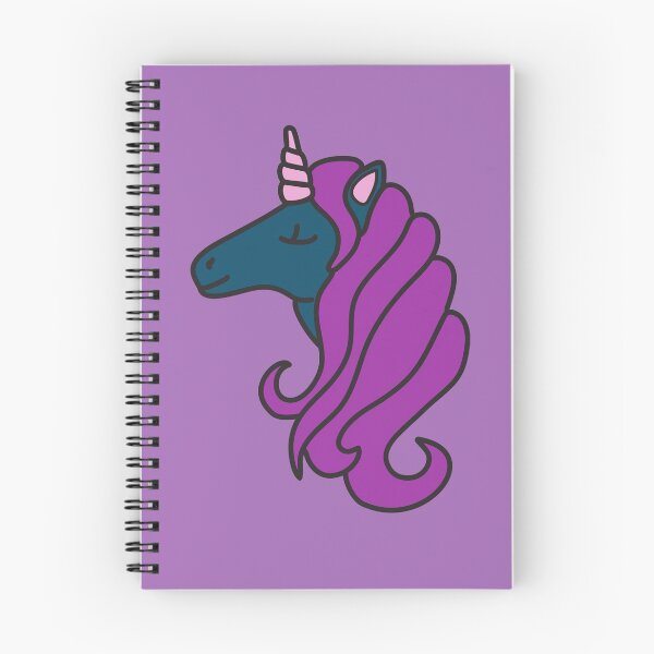Item preview, Midnight Dark Unicorn - Navy Blue and Purple - Cute Kawaii designed and sold by SteamParliament.