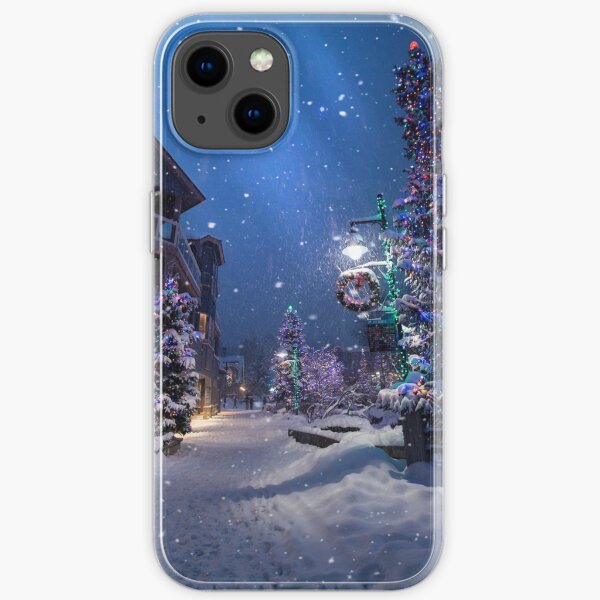 Cas du pays des merveilles de Noël Coque souple iPhone