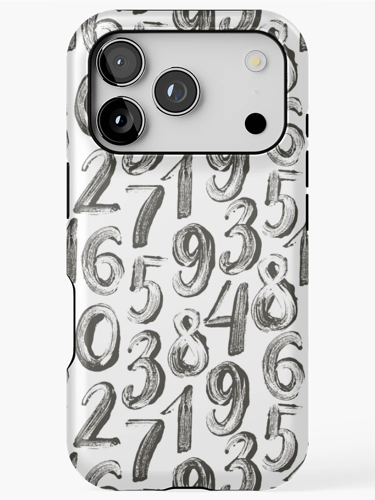 Thumbnail 1 of 4, iPhone Case, Numbers designed and sold by edwardecho.