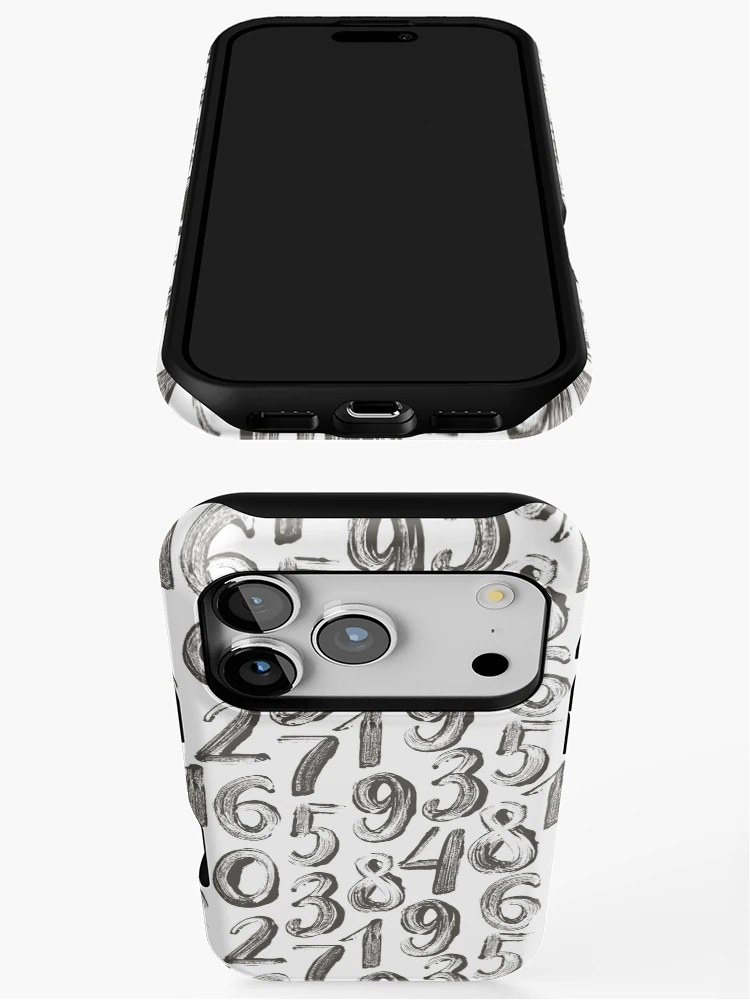 Thumbnail 3 of 4, iPhone Case, Numbers designed and sold by edwardecho.