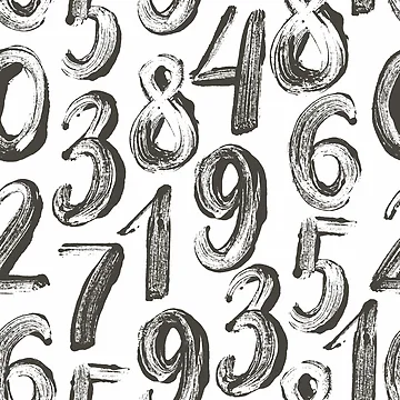 Artwork thumbnail, Numbers by edwardecho