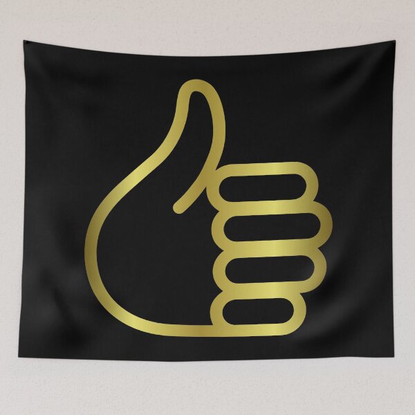 Item preview, Thumbs Up Design gold designed and sold by Paula Helit.