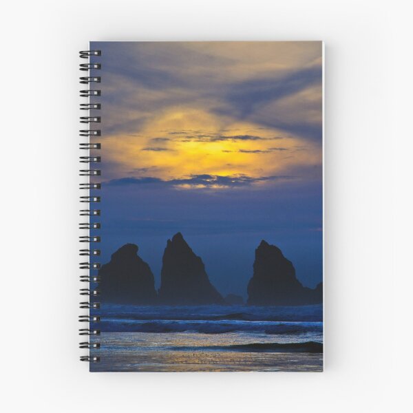 Item preview, Triangular Sunset Over the Pacific - Bandon, Oregon designed and sold by TheCurators.