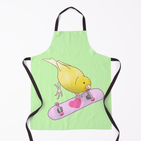 Aperçu de l'œuvre Skateboard Canary créée et vendue par AdoraBirdArt.