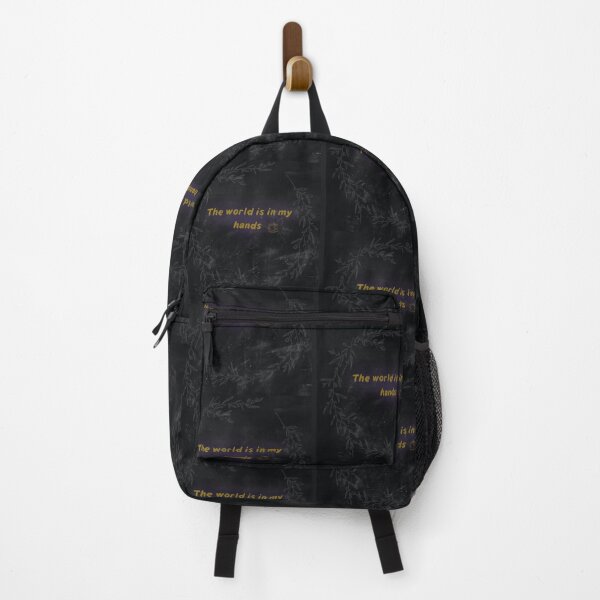 Le monde est entre mes mains Sac à dos