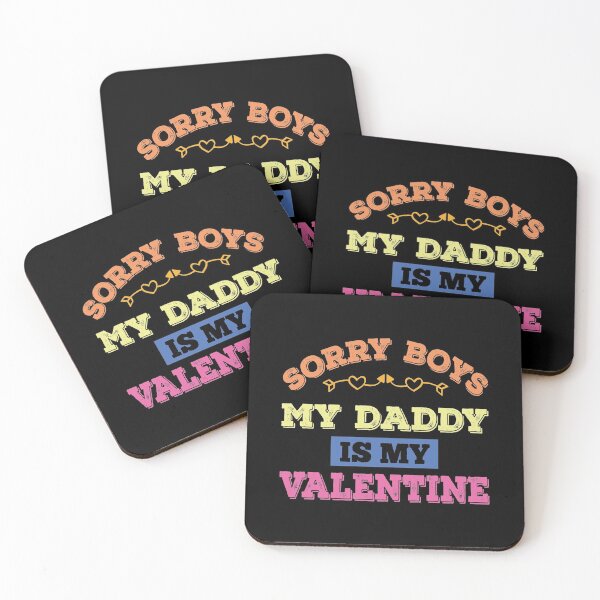 Item preview, Sorry Boys My Daddy Is My Valentine T-Shirt designed and sold by BlackDodo.