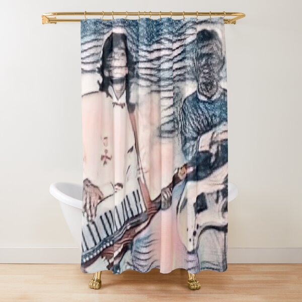 Modern Talking Shower Curtain