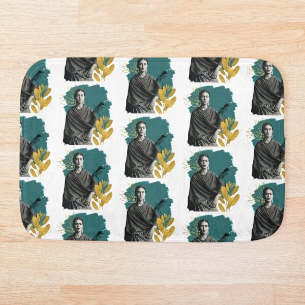 Item preview, Frida Kahlo mosaic, black and white photo, with bird designed and sold by Adriana C (All about Frida).