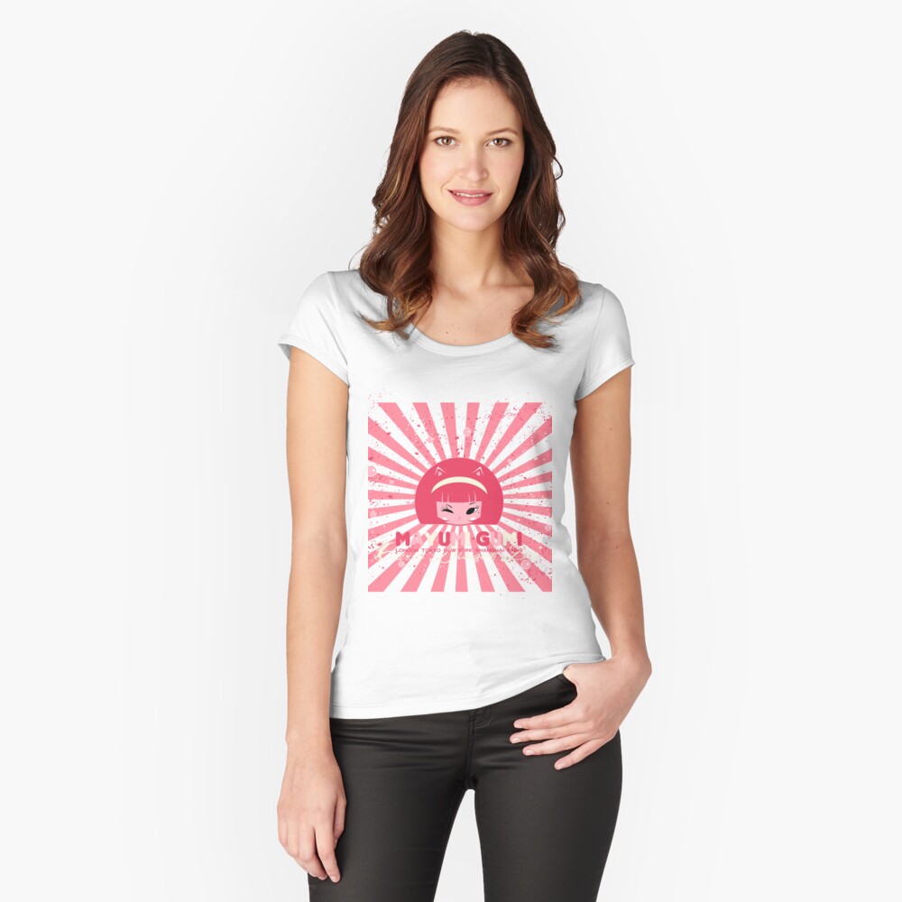Item preview, Fitted Scoop T-Shirt designed and sold by popsho.