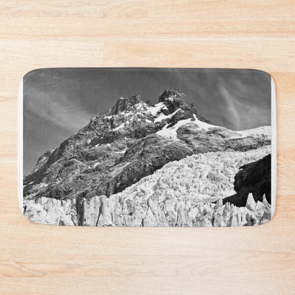 Item preview, Perito Moreno Glacier Patagonia B&W designed and sold by Hoiho Adventure Shirts.