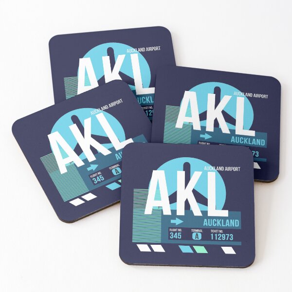 Item preview, Auckland (AKL) Airport Code Baggage Tag designed and sold by SLAG-Creative.