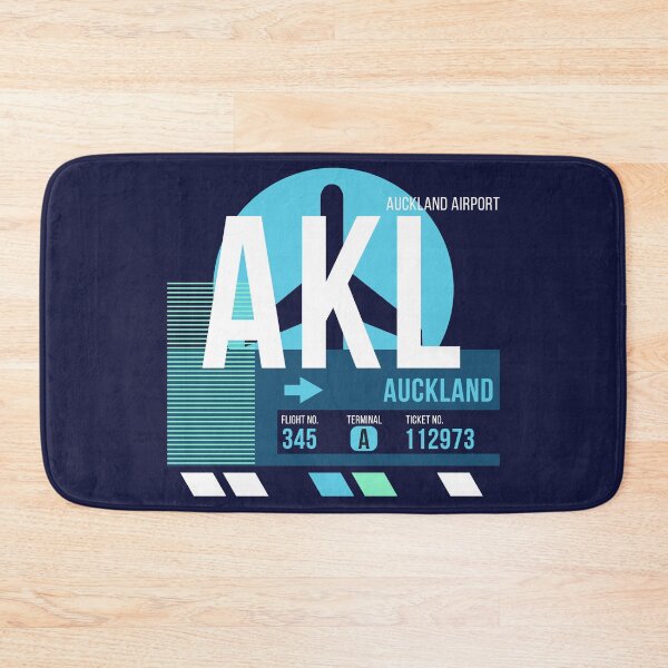 Item preview, Auckland (AKL) Airport Code Baggage Tag designed and sold by SLAG-Creative.