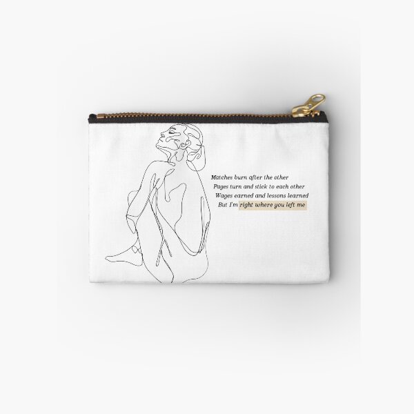 Item preview, Right where you left me - Taylor Swift (single line art) designed and sold by nd-creates.