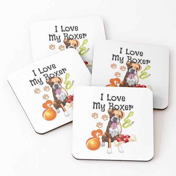 Item preview, I Love My Boxer Design designed and sold by EarthArtDesigns.