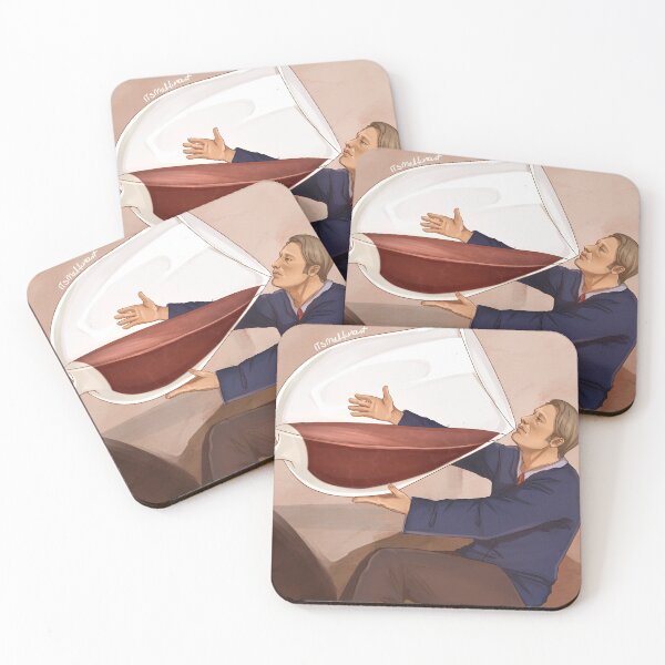 Item preview, Hannibal drinking wine designed and sold by Unusualmuffin.
