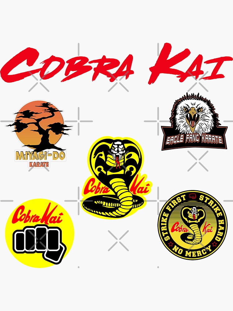 Cobra Kai Logo Karate Kid Vinyl Sticker 