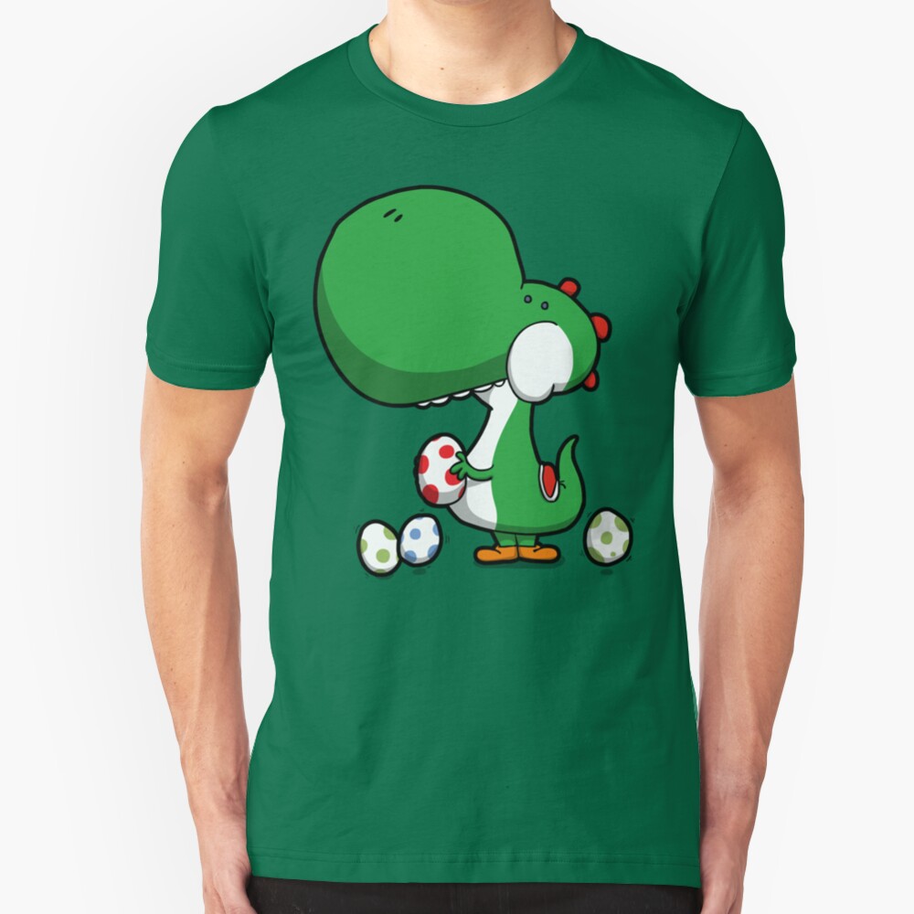 Egg Chuckin' Dinosaur Slim Fit T-Shirt