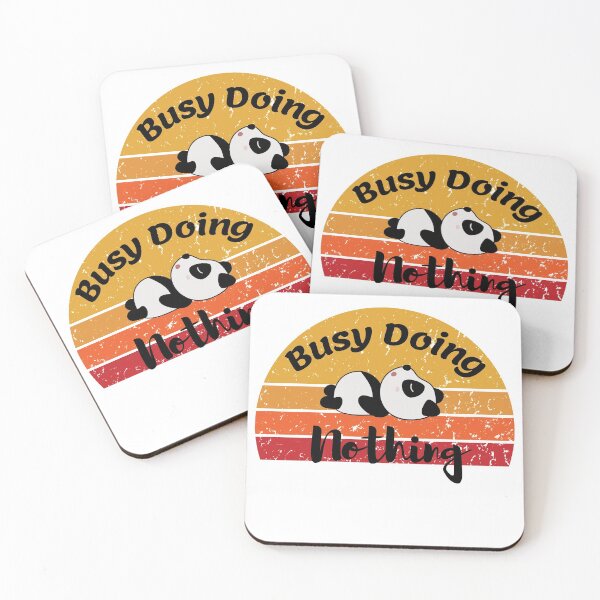 Item preview,   Busy Doing Nothing, Funny Panda designed and sold by Bachirdz.