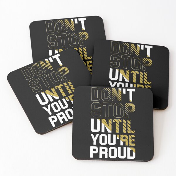Item preview, don't stop until you're proud designed and sold by karim Najjar.