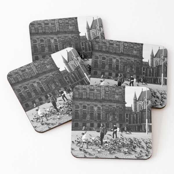 Item preview, Pigeons at Damrak, Amsterdam city. designed and sold by Noel Ali ⭐⭐⭐⭐⭐.