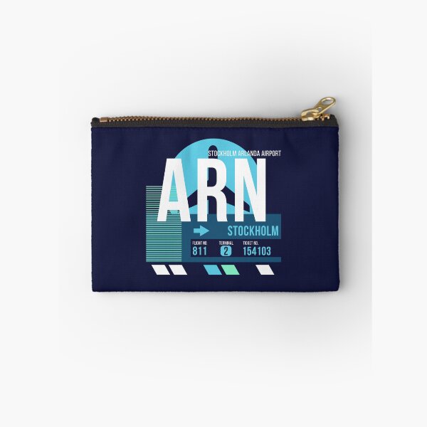 Item preview, Stockholm (ARN) Airport Code Baggage Tag designed and sold by SLAG-Creative.