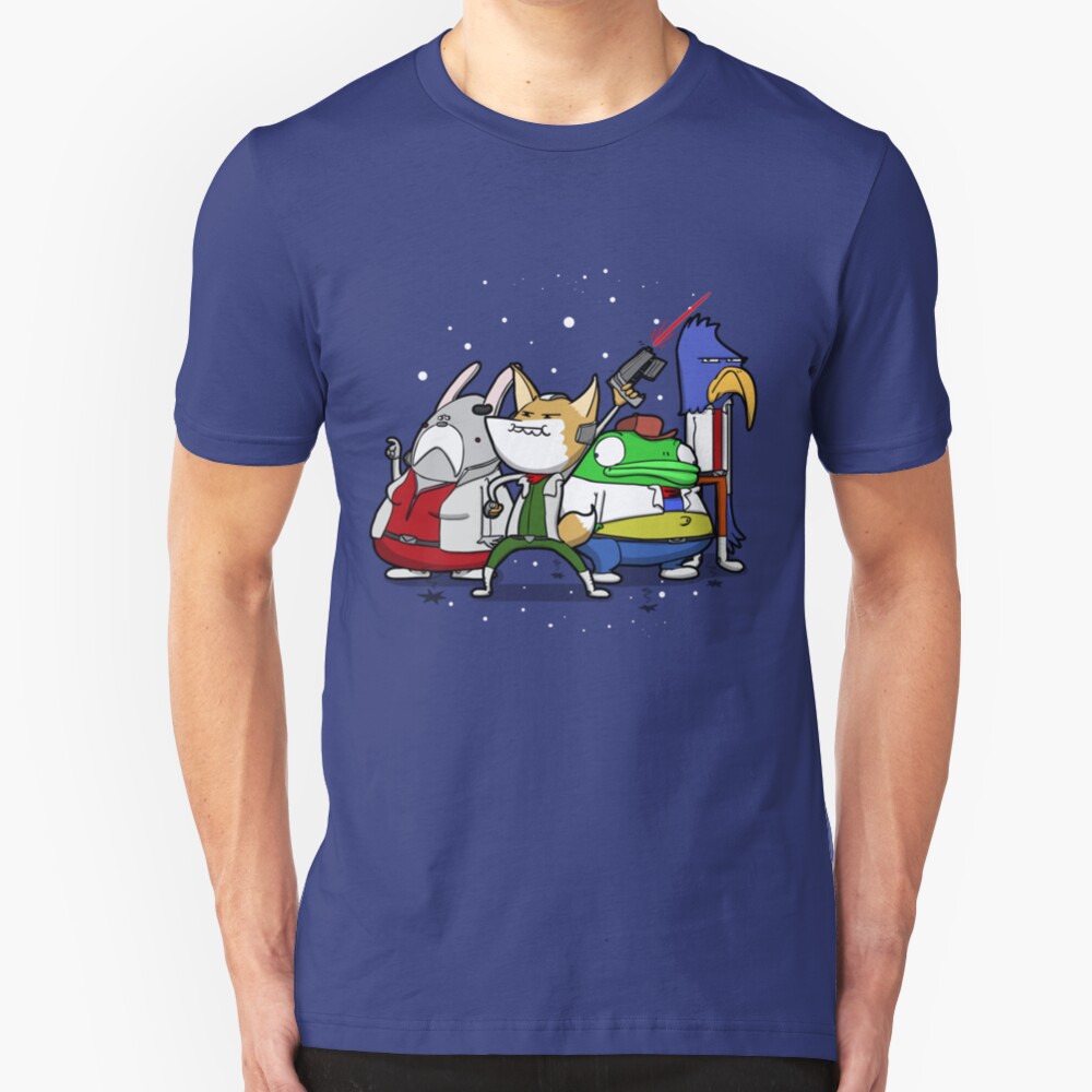 I see 'em up ahead. Let's rock 'n' roll! Slim Fit T-Shirt