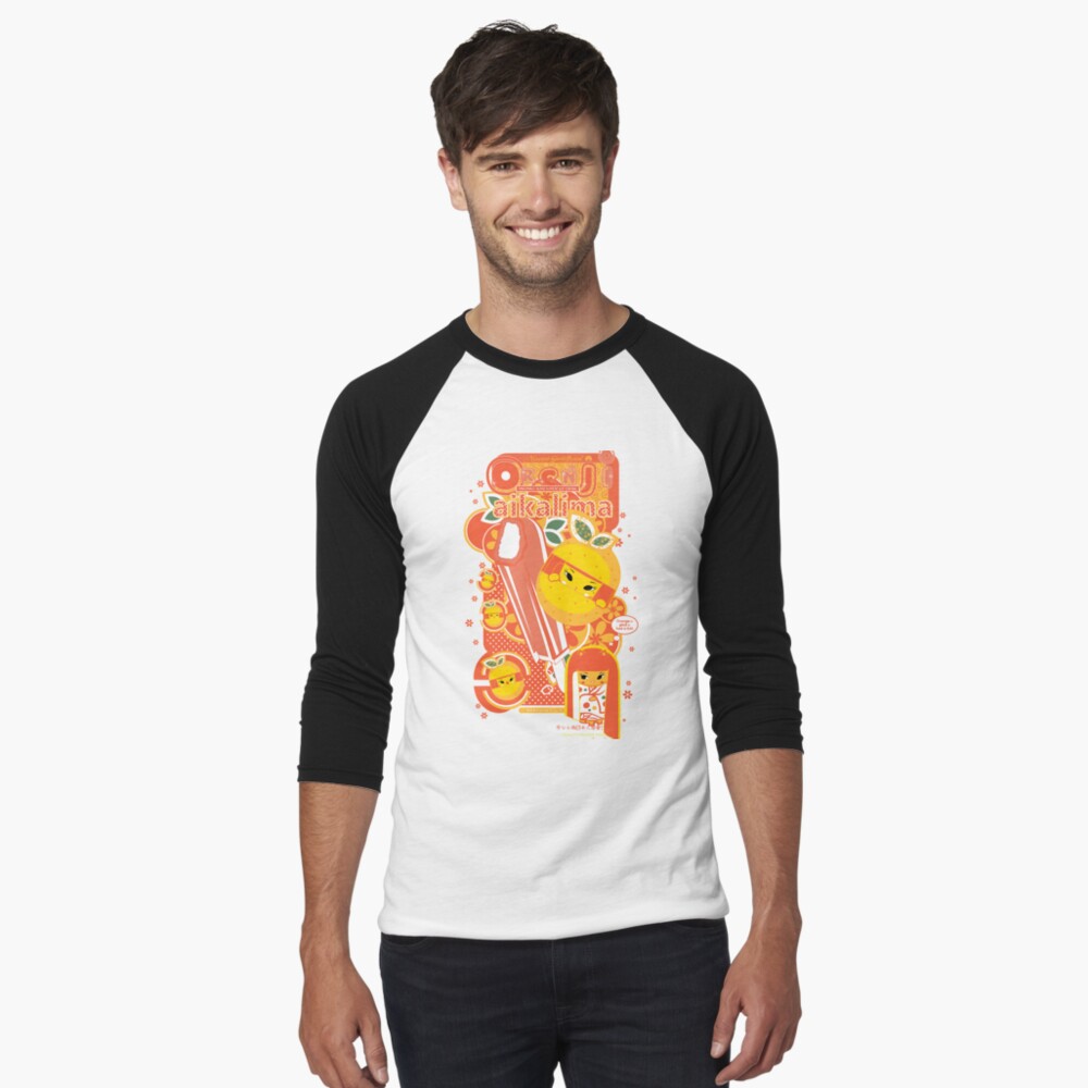 Item preview, Baseball ¾ Sleeve T-Shirt designed and sold by popsho.