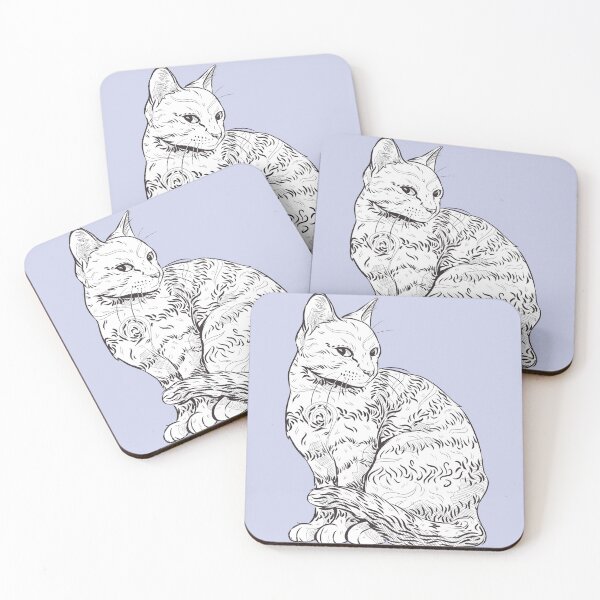 Item preview, Whimsical Inky Cat designed and sold by Shymoon-Art.