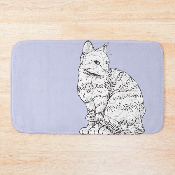 Item preview, Whimsical Inky Cat designed and sold by Shymoon-Art.