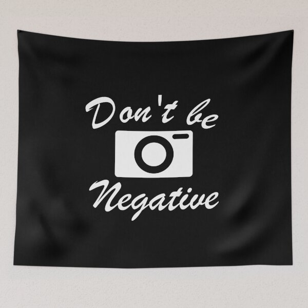 Item preview, Dont be negative funny shirt idea designed and sold by PDAG.