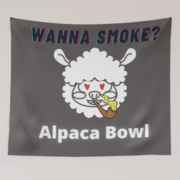 Item preview, Quiero fumar Alpaca Bowl Vintage Lover Gift designed and sold by Viktor Kabbach.
